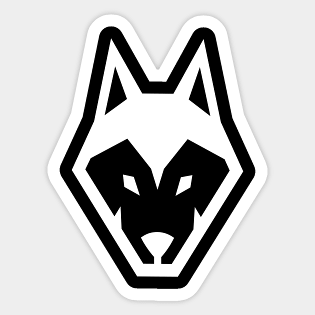 Husky dog Sticker by TheGloriousJoey
